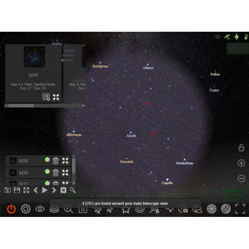 Dynamic DeepSky Kamera Astroid Multi