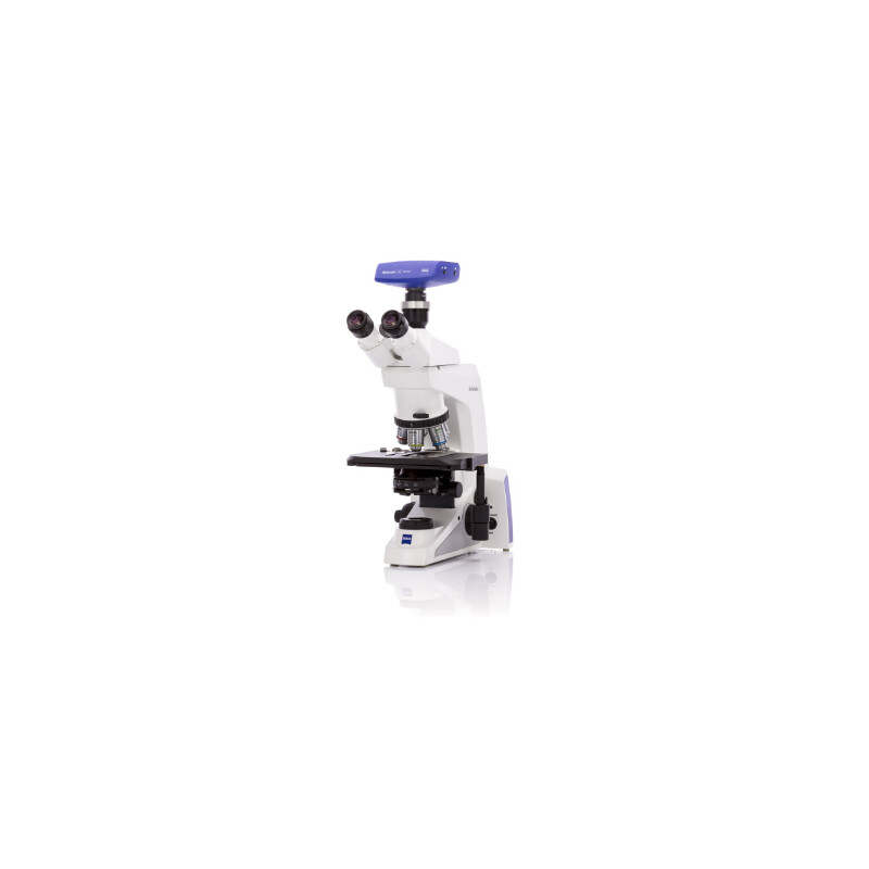 Microscope ZEISS Mikroskop , Axiolab 5 für LED Auflicht Fluoreszenz, trino, 10x/22, infinity, plan, 5x, 10x, 40x, 100x, DL, 10W, inkl Kamera