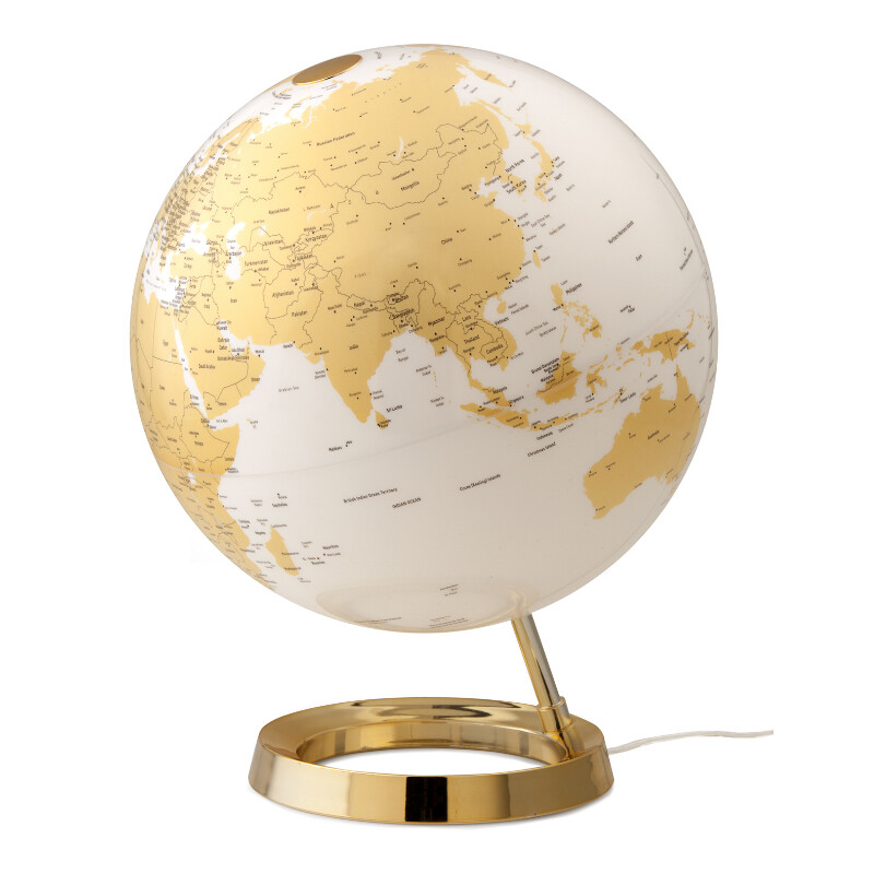 Globe Atmosphere Light&Colour Metal Gold 30cm