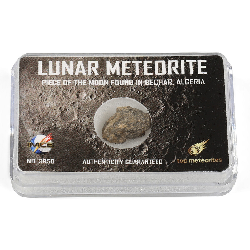 Météorites Top Meteorites Véritable météorite lunaire Béchar Algérie 1-1,25g