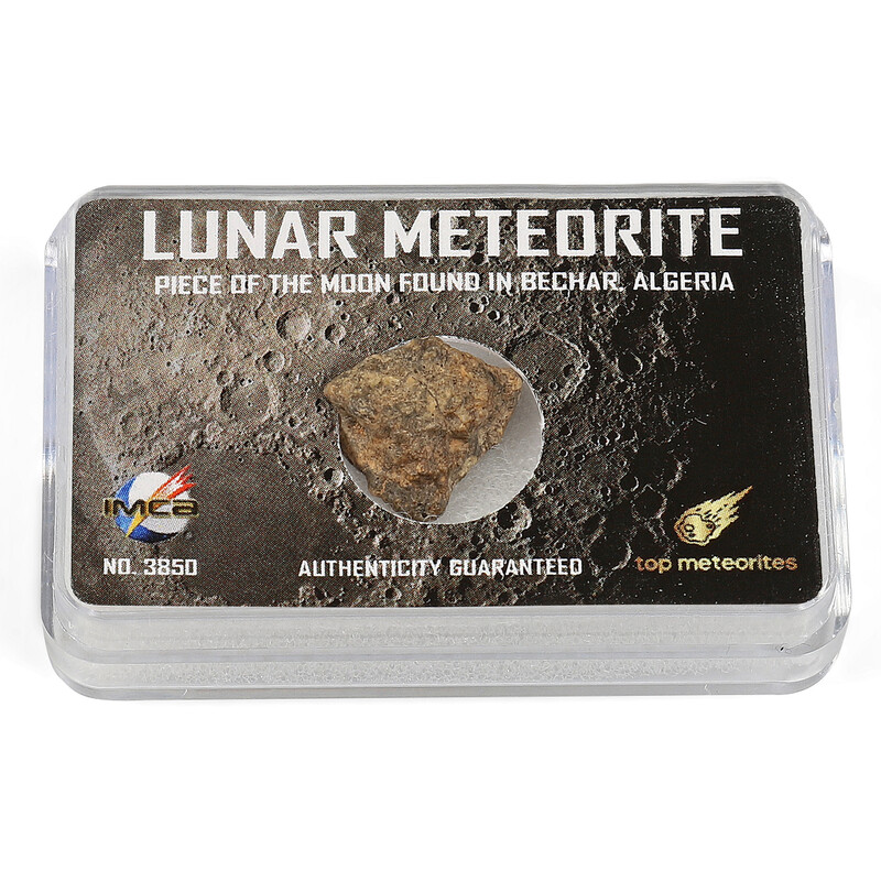 Top Meteorites Véritable météorite lunaire Béchar Algérie 1,25-1,75g