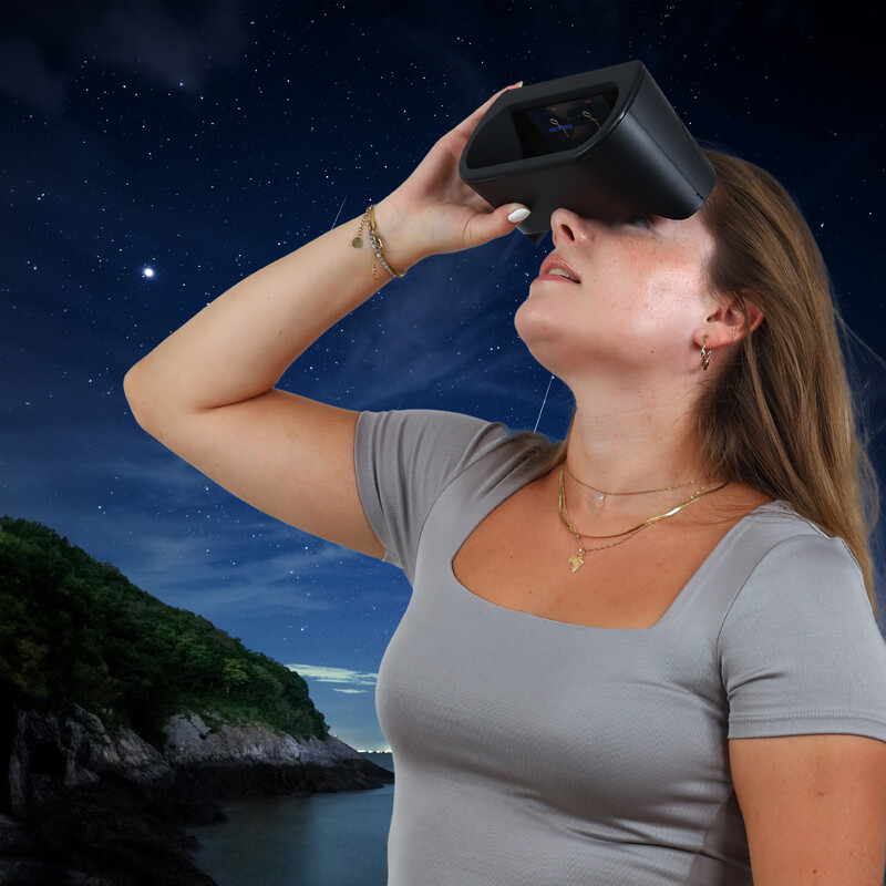 Omegon Hand-Planetarium Universe2Go+ + Sonnenfinsternisbrille Solar Safe Deluxe