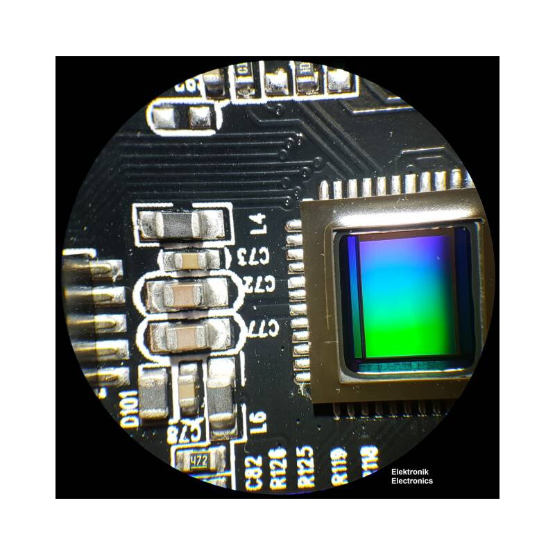 Microscope stéréoscopique Bresser Analyth STR 10x-40x bino; Greenough; 50mm; 10x/20; 10-40x; LED, camera, 2MP