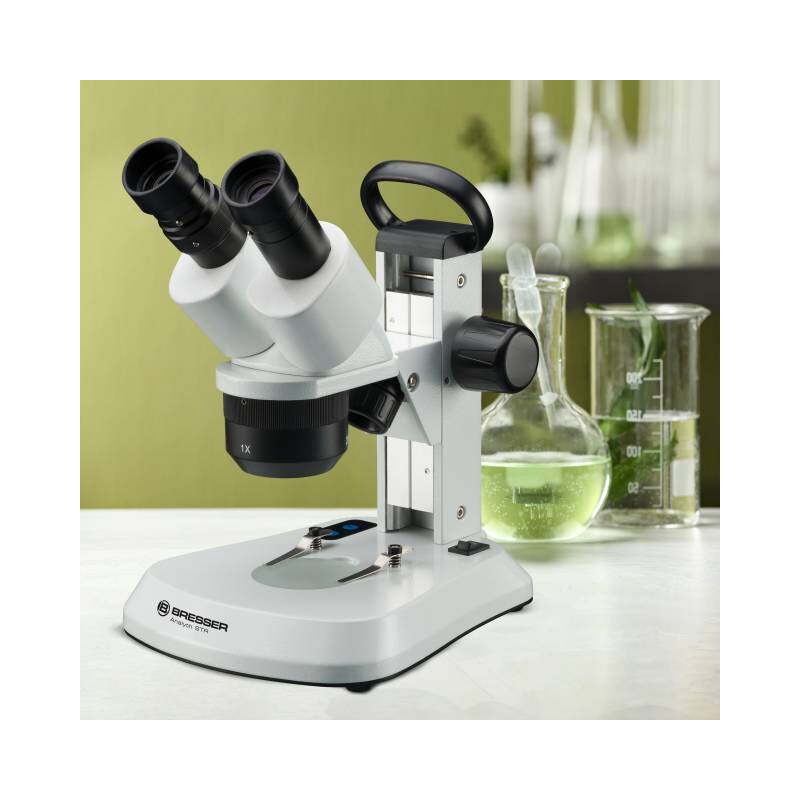 Bresser Stereomikroskop Analyth STR 10x-40x bino; Greenough; 50mm; 10x/20; 10-40x; LED, camera, 2MP