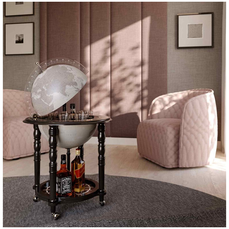 Globe de bar Zoffoli living Elegance Noir 40 cm