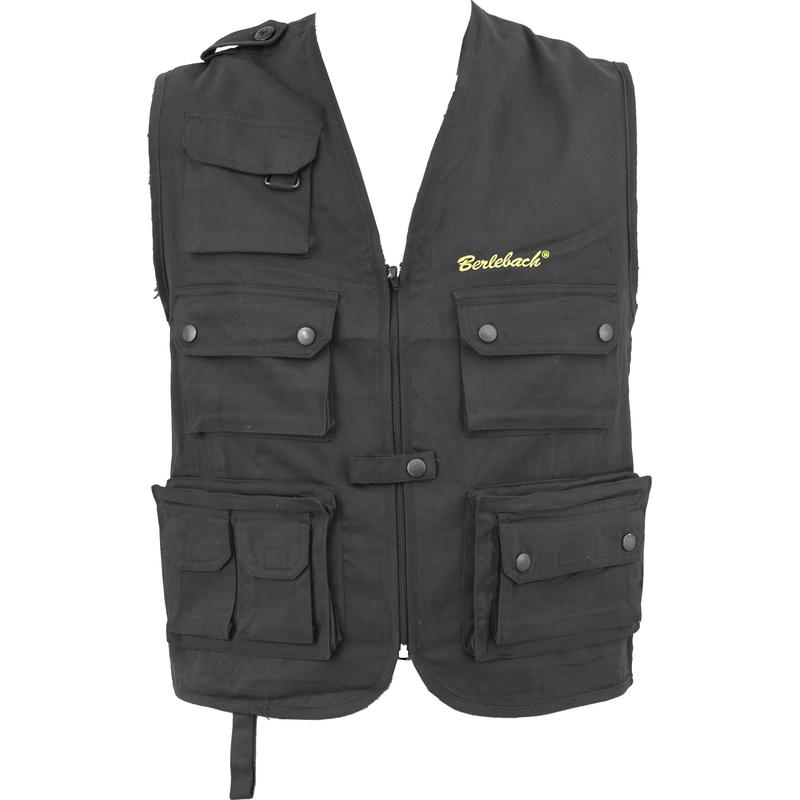 Berlebach Gilet de photo, noir, Grße XL