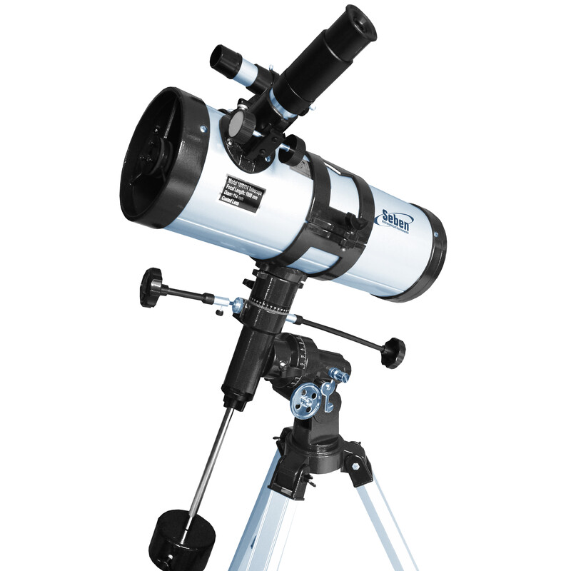Seben Star Sheriff 1000-114 EQ3 Reflektor Teleskop Spiegelteleskop Fernrohr (leichte Gebrauchsspuren)
