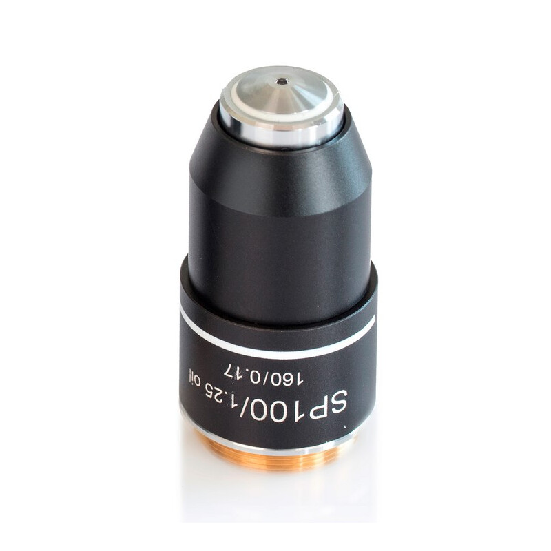 Kern Objectifs, OBB-A1565, e-plan, achro, 100x/1,25, huile, w.d. 0,07mm, à ressort, anti-fongique