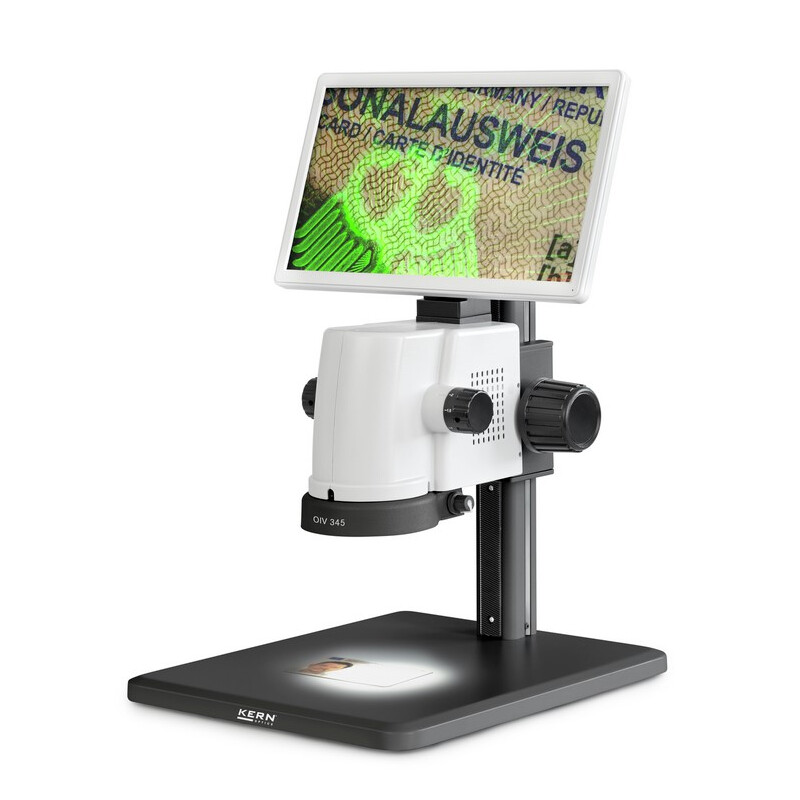 Microscope Kern OIV 345, numérique, 0,7x-4,5x, LED, Al, HDMI