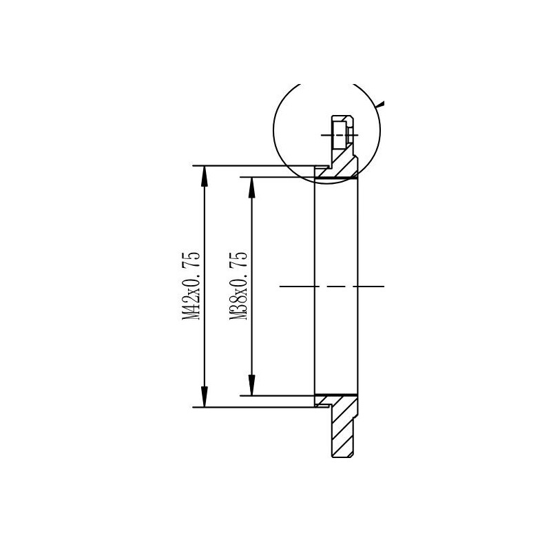 Adapter Omegon 12.5mm Adaptor veTEC / ATR3