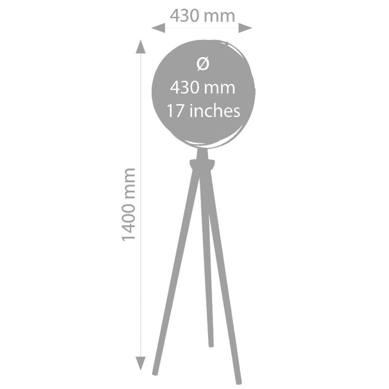 Globe sur pied TROIKA Sputnik 43cm