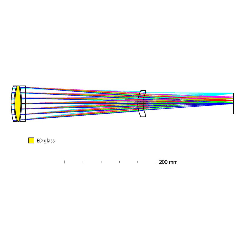 Lunette apochromatique Askar AP 71/490 71F Flatfield