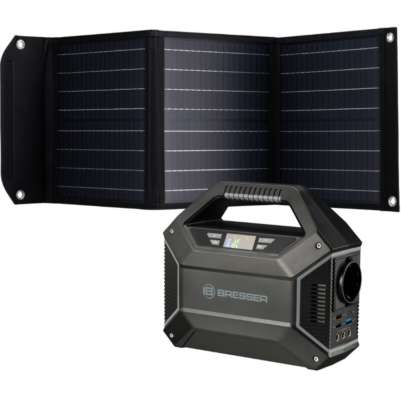 Bresser Mobile Power Station 100 watts + chargeur solaire 40 watts