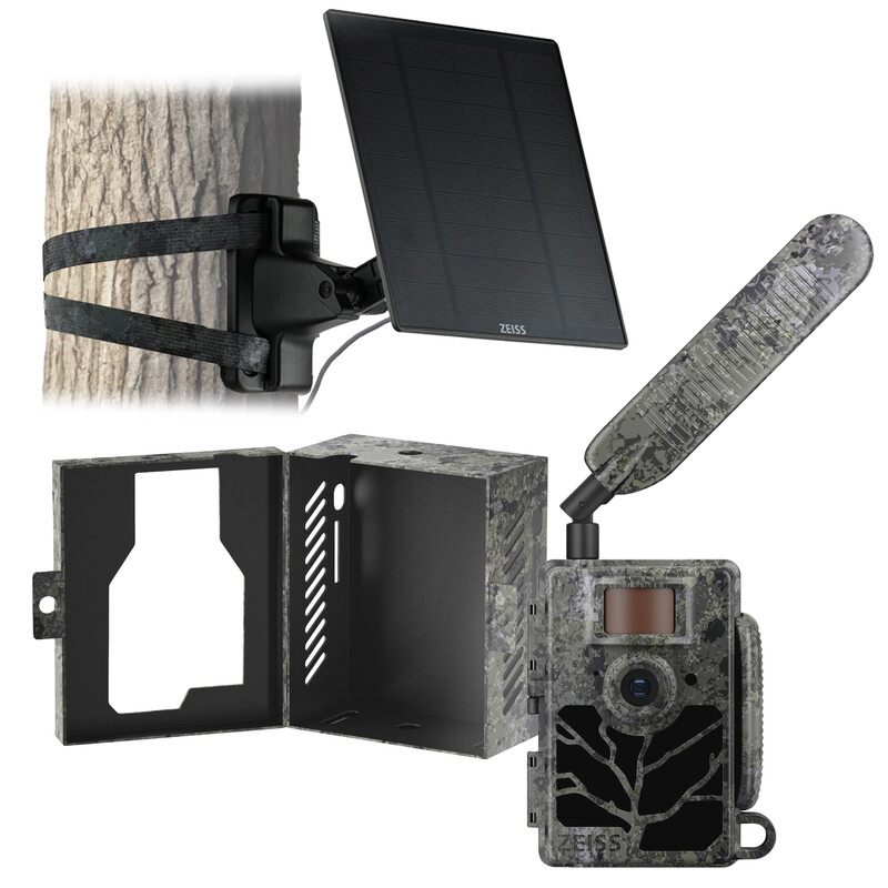 ZEISS Wildkamera Set Secacam 5 & Metallgehäuse & Solarpanel