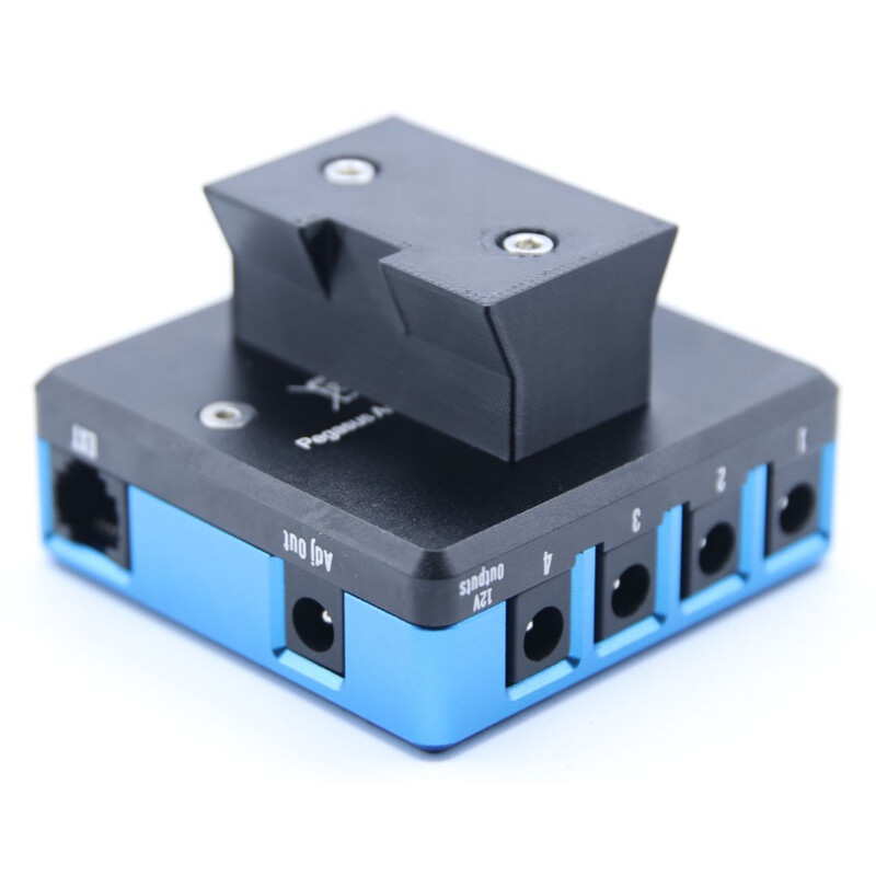 Astroprints Adapter pour Pegasus Astro Pocket Powerbox Micro sur support pour chercheur