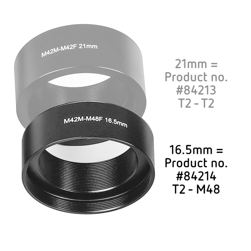 Adaptateurs Omegon T2-M48-Adapter 16.5mm