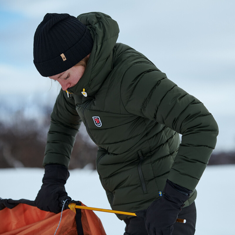 Fjällräven Expedition Pack Down Hoodie W, 662 Deep Forest, taille M
