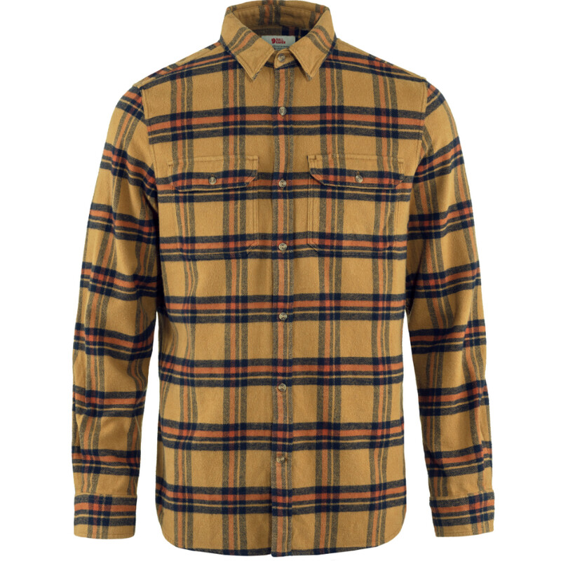 Fjällräven Chemise en flanelle lourde Övik M, 232-215 marron sarrasin-feuille d'automne, L