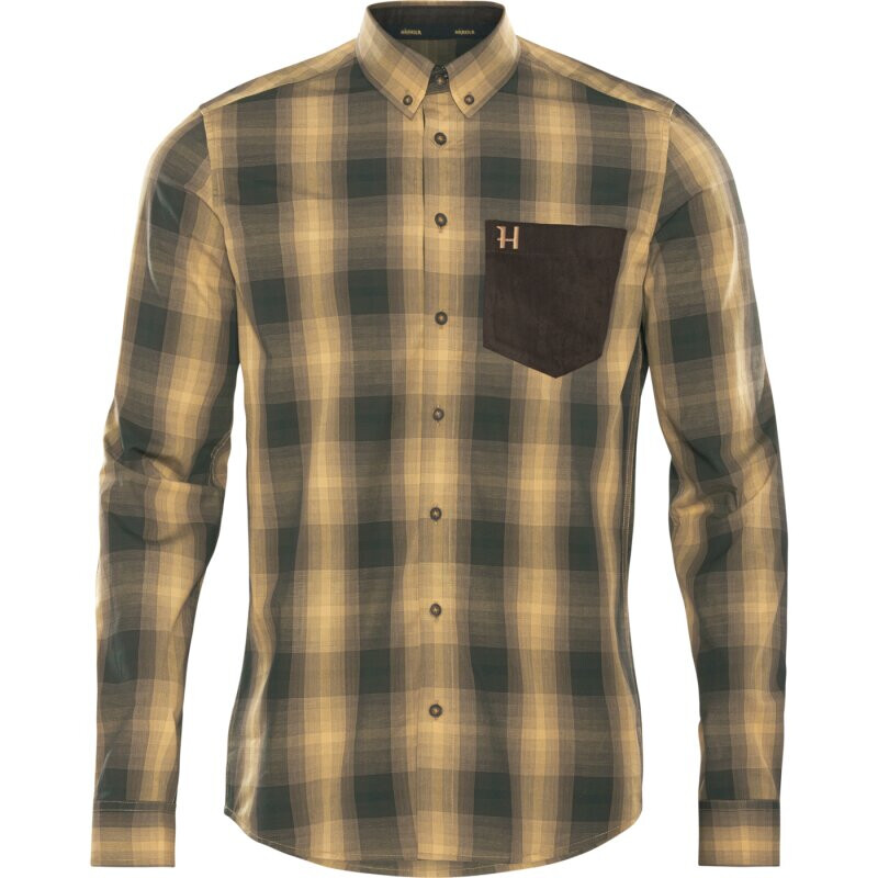 Härkila Chemise Akkan, Yellow/Black Gr. XXL