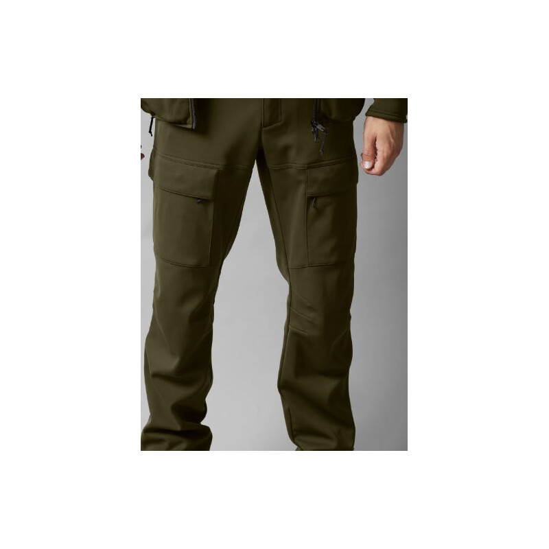 Härkila Pantalon Deer Stalker Light, Willow green/Shadow brown T. 52
