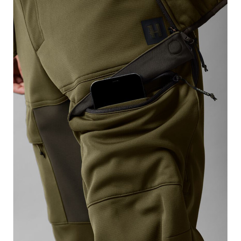 Härkila Pantalon Deer Stalker Light, Willow green/Shadow brown T. 52