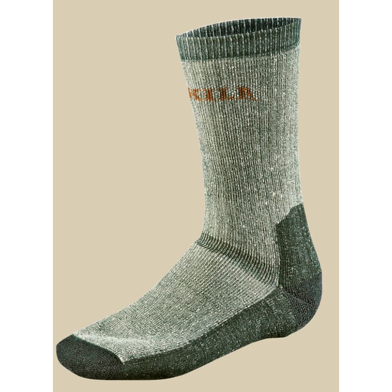 Härkila Chaussettes Expedition longues, Grey/Green, taille L