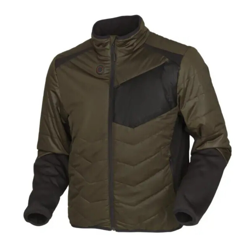 Härkila Veste chauffante , vert saule/noir, taille M