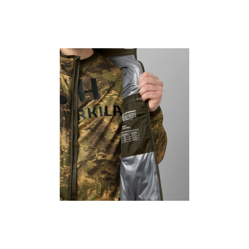 Härkila Gilet chauffant Camo, AXIS MSP®Forest green , taille XL