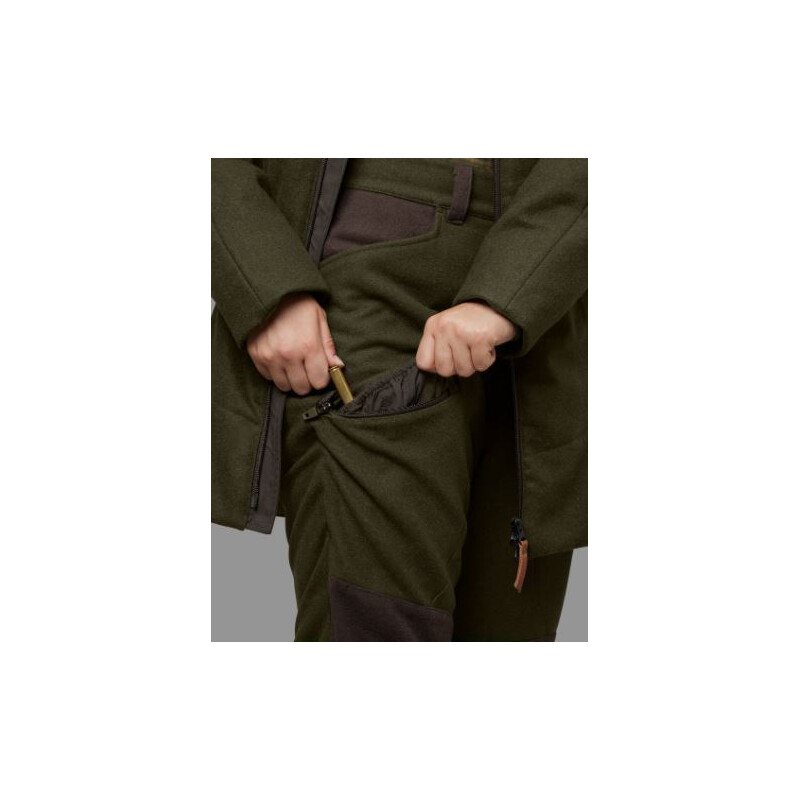 Härkila Pantalon d'hiver Metso pour femme, vert saule/marron ombre, taille 42
