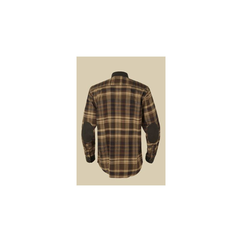 Härkila Chemise Pajala, beige/marron, taille XL