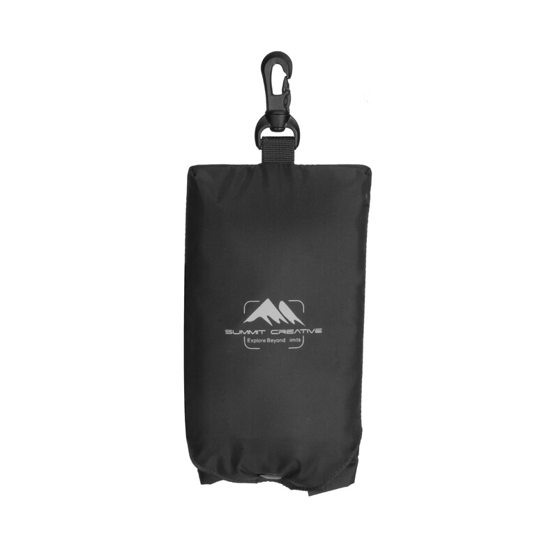 Summit-Creative Poncho de pluie noir