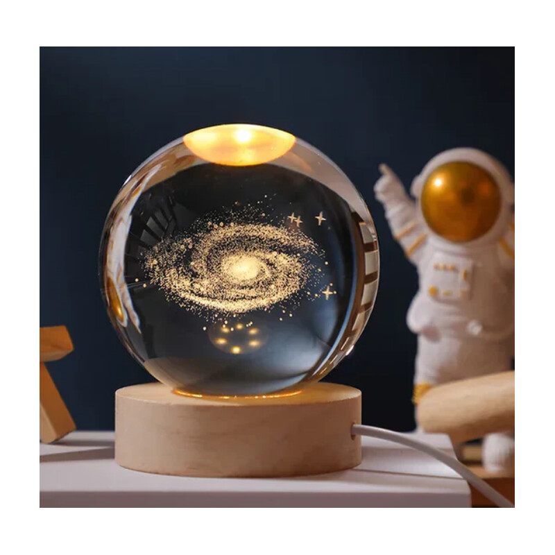 Creative Lighting Boule de cristal lumineuse Voie lactée
