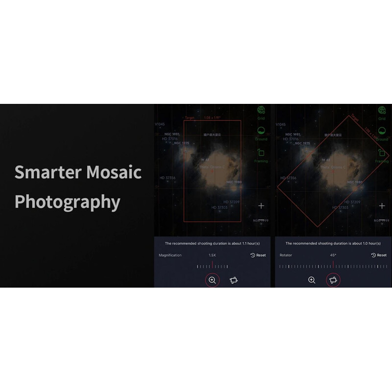 Smart Telescope ZWO AP 30/150 Seestar S30 + Universe2go+
