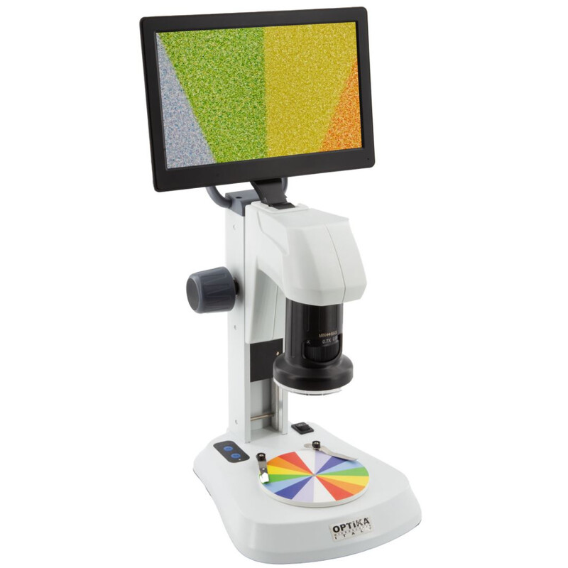 Optika, Mikroskop, SFX-85V, Digital Zoom, 9" monitor, 8x-54x, LED, Auf- und Durchlicht