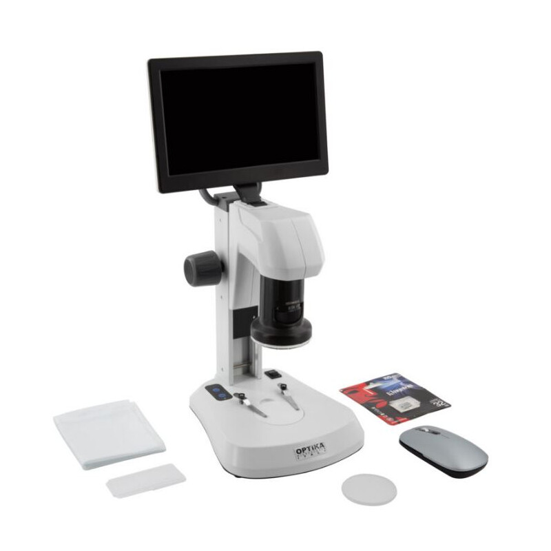 Optika, Mikroskop, SFX-85V, Digital Zoom, 9" monitor, 8x-54x, LED, Auf- und Durchlicht