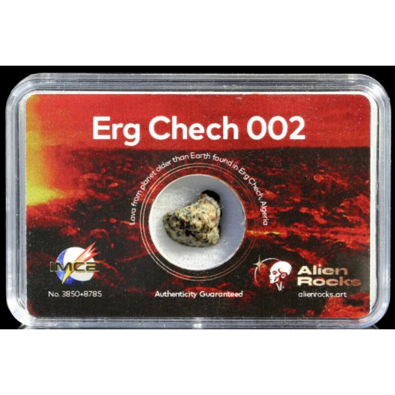 Météorites Alien Rocks Météorite Erg Chech 002 1,0 - 1,39 gramme