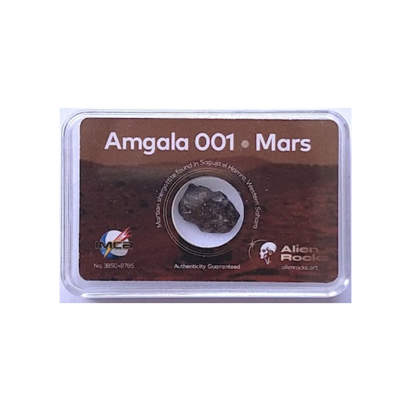 Météorites Alien Rocks Météorite martienne Amgala 001 0,7 - 0,99 gramme
