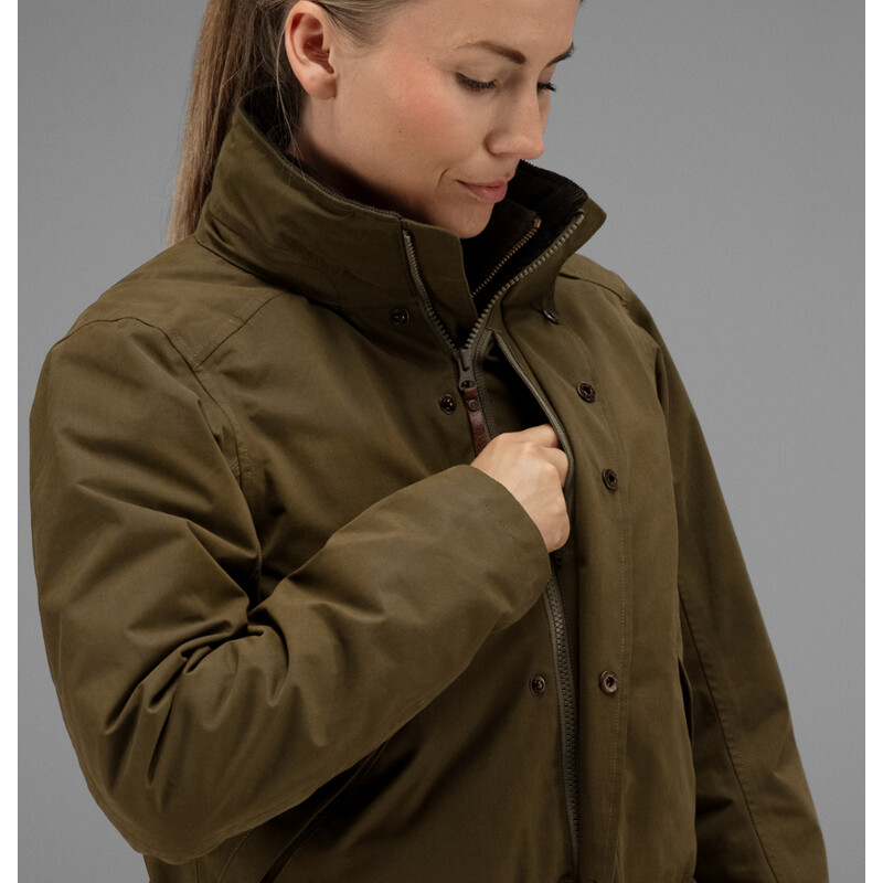 Härkila Veste Retrieve Lady, olive chaud, taille 42