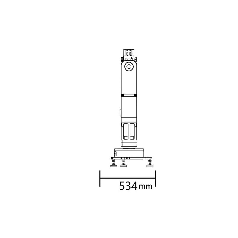 Monture iOptron HAZ130 Strain Wave Alt-AZ