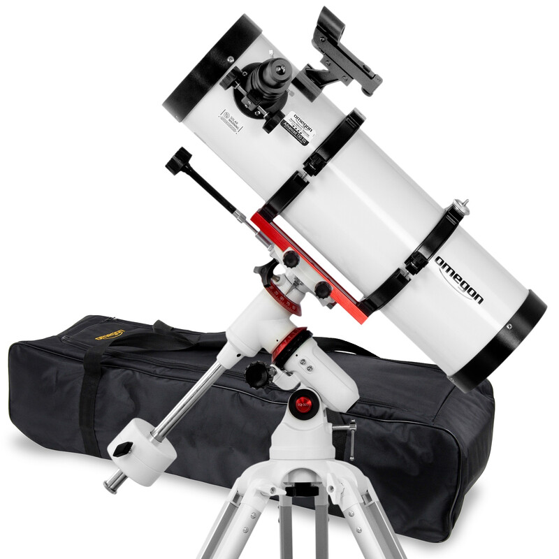 Omegon Télescope Advanced 130/650 EQ-320 + Sac de transport pour tube optique de 5''