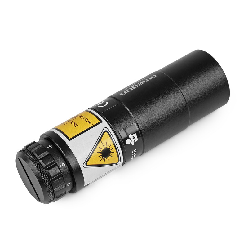 Collimateurs lasers Omegon Newton laser d´ajustement 1.25'' (avec fenêtre) Rev. B
