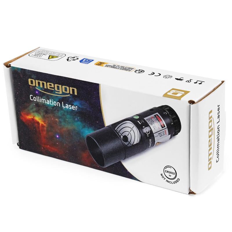 Omegon Justier-Laser Newton 1,25'' mit Sichtfenster Rev. B