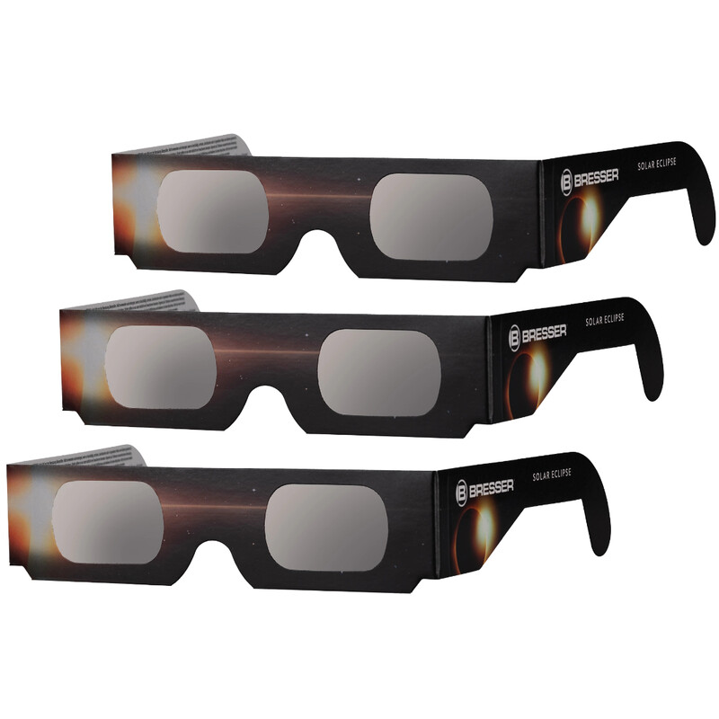 Bresser Lunettes pour éclipses solaires, 3 pièces