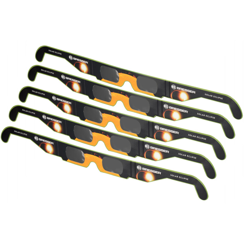 Bresser Lunettes pour éclipse solaire, lot de 5