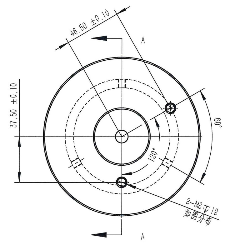 Omegon Par colonne pour montures Vixen 45 mm