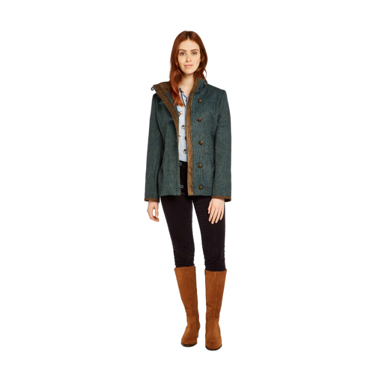 Dubarry of Ireland Tweedjacke Bracken 89 Mist Größe 40