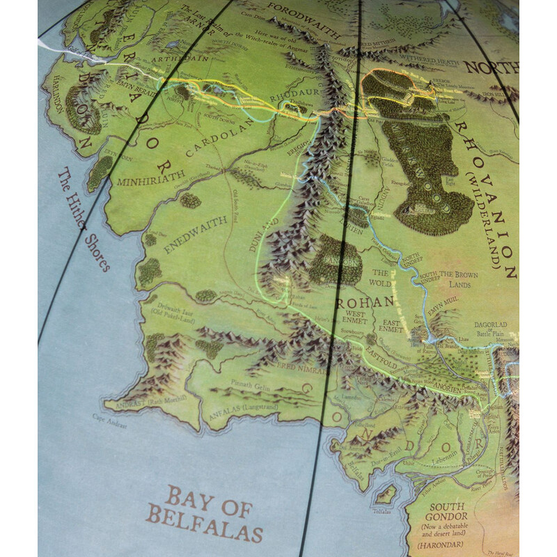 Globe Columbus La Terre du Milieu 40 cm