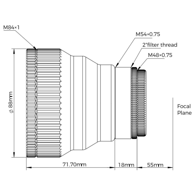 Askar Flattener 1,0x 103APO