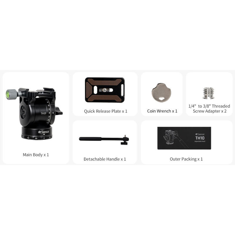 Tête vidéo ZWO TH10 Seestar Smart Telescope