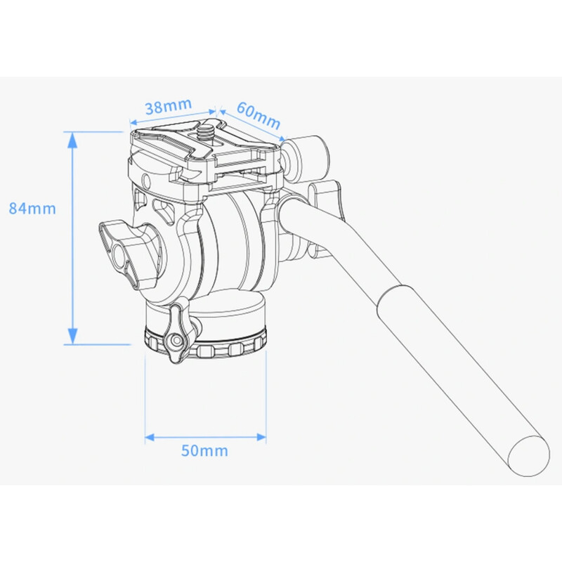 Tête vidéo ZWO TH10 Seestar Smart Telescope